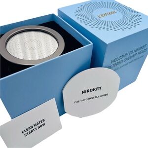 NIROKET Filtered High Pressure Shower Head NEW